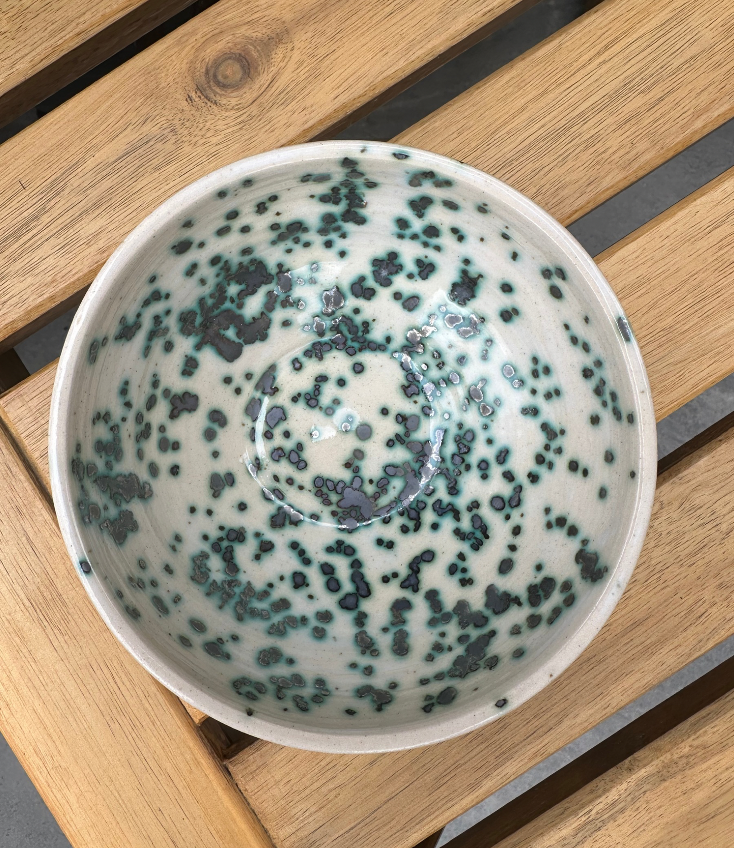Handcrafted Speckled Stoneware Bowl