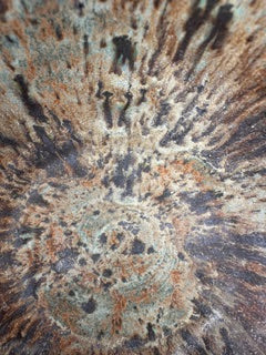 Wheel-Thrown Bronzeburst Stoneware Bowl – 21cm
